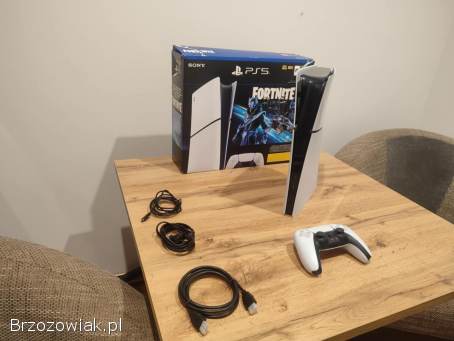 Okazja!  Konsola Ps5 Slim + pad!  Playstation 5!  Gwarancja!  Jak nowa!