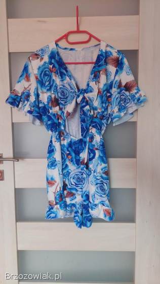 Kombinezon damski kwiaty S M Nowy