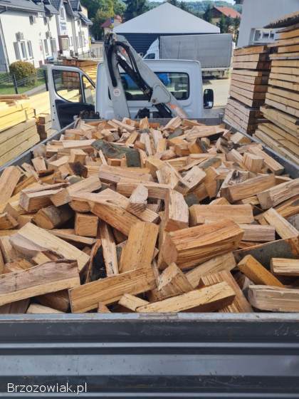 DREWNO OPAŁOWE BUKOWE POCIĘTE POŁUPANE OD RĘKI 270 ZŁ