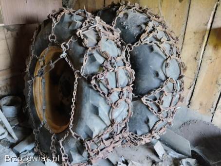 Koła z łańcuchami do traktora Ursus c-360