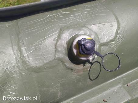 Ponton z twardym dnem,  mocowanie na silnik + przyczepka