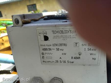 Chłodziarka z agregatem zewnętrznym