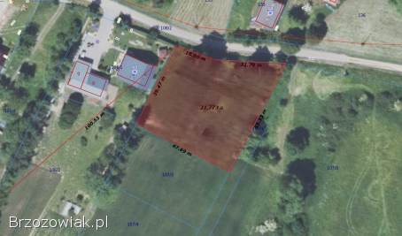 Działka w Lalinie z wz na sprzedaż