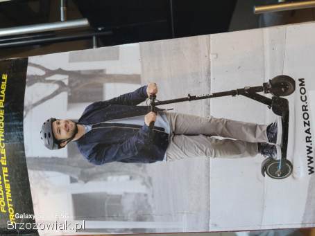 Hulajnoga elektryczna.  Nowa