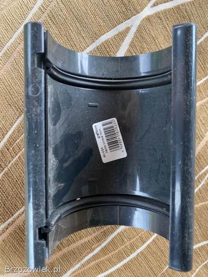 Złączka rynnowa 75 mm grafitowa i inne za całość 80 zl