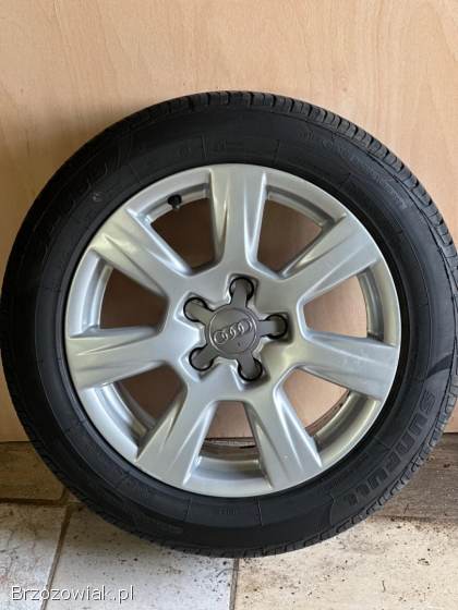 Zestaw felg + opon do Audi A4 B7 (stan bardzo dobry)