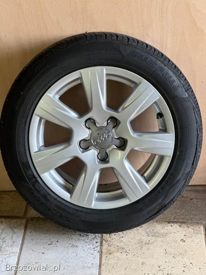 Zestaw felg + opon do Audi A4 B7 (stan bardzo dobry)