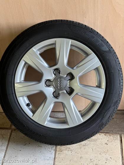Zestaw felg + opon do Audi A4 B7 (stan bardzo dobry)