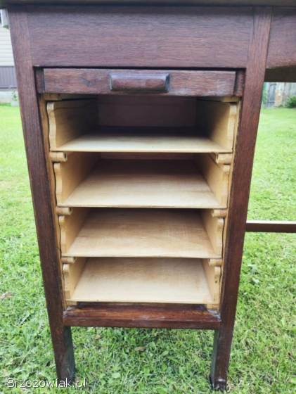 Antyki piękna biblioteczka / witryna,  biòrko secesja