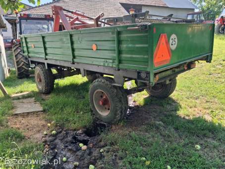 Przyczepa 2-osiowa z rozrzutnika