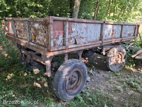 Przyczepa 2-osiowa z rozrzutnika