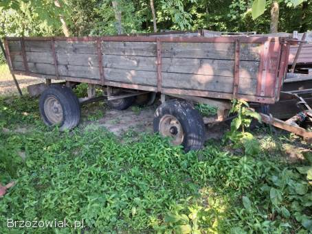 Przyczepa 2-osiowa z rozrzutnika