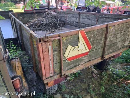 Przyczepa 2-osiowa z rozrzutnika