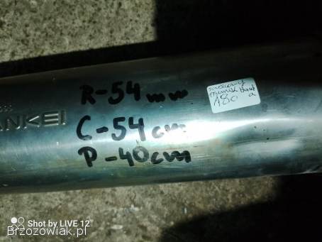 Tłumik środkowy samochodowy honda sankei