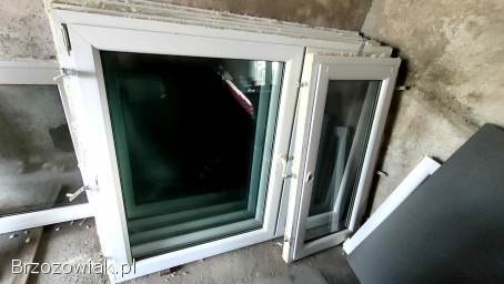 Okna PCV białe 2‑szybowe + moskitiery