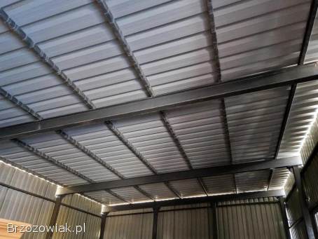 Hala stalowa blaszak,  konstrukcja stalowa,  dokumenty inwentaryzacyjne,  14x16m