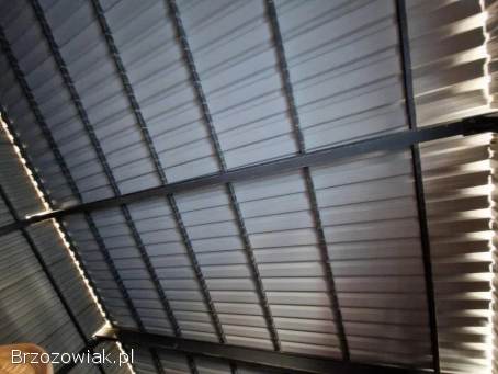 Hala stalowa blaszak,  konstrukcja stalowa,  dokumenty inwentaryzacyjne,  14x16m