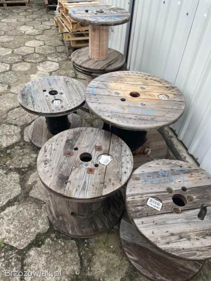 Bębny kablowe drewniane – różne rozmiary – Sanok,  odbiór osobisty