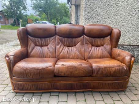 Skórzana kanapa vintage