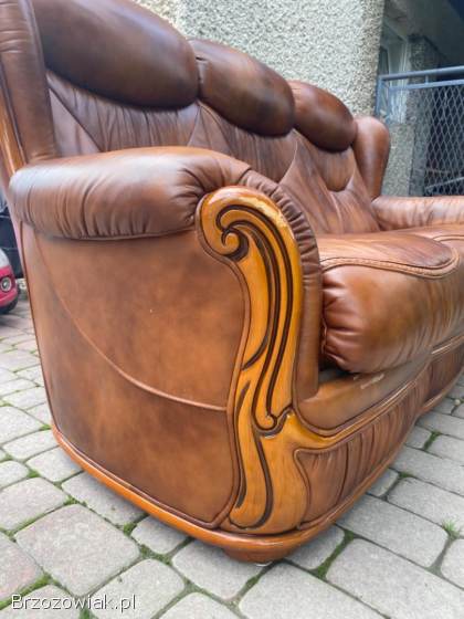 Skórzana kanapa vintage