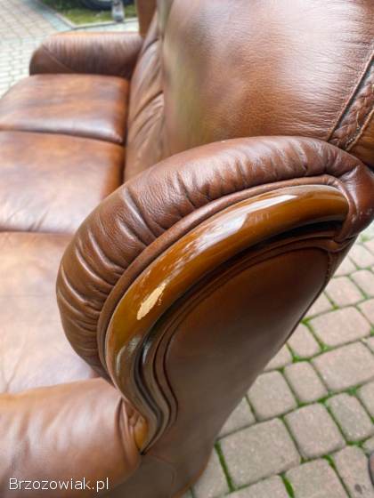 Skórzana kanapa vintage