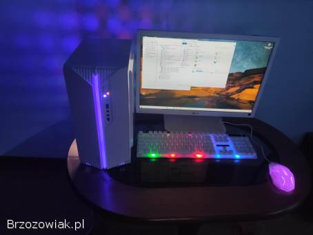 ZESTAW KOMPUTEROWY -  REWELACYJNY WYGLĄD -  BIAŁY -  ZOBACZ!