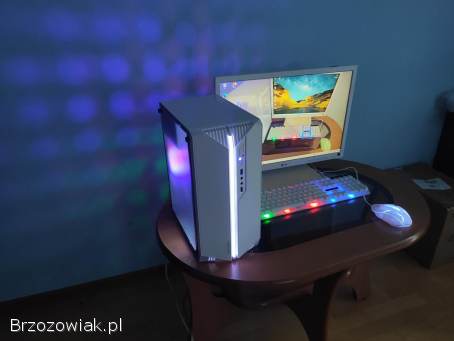 ZESTAW KOMPUTEROWY -  REWELACYJNY WYGLĄD -  BIAŁY -  ZOBACZ!