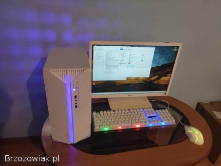 ZESTAW KOMPUTEROWY -  REWELACYJNY WYGLĄD -  BIAŁY -  ZOBACZ!