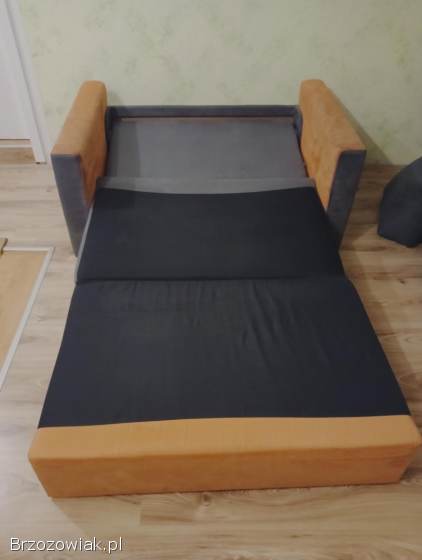 Rozkładana sofa z funkcją spania i pojemnikiem na pościel – BRW