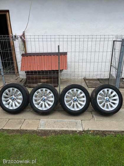 Oryginalne felgi BMW 16” 5x120 + zimowe opony Dębica Frigo HP2