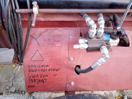 Łuparka hydrauliczna do drewna 480 mm silnik siłowy