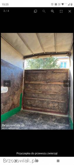 Przyczepka do przewozu zwierząt