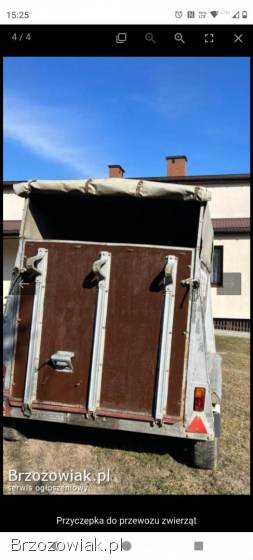 Przyczepka do przewozu zwierząt