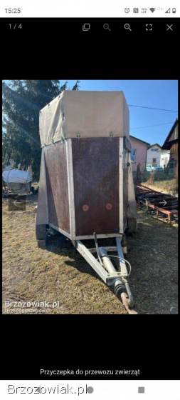 Przyczepka do przewozu zwierząt