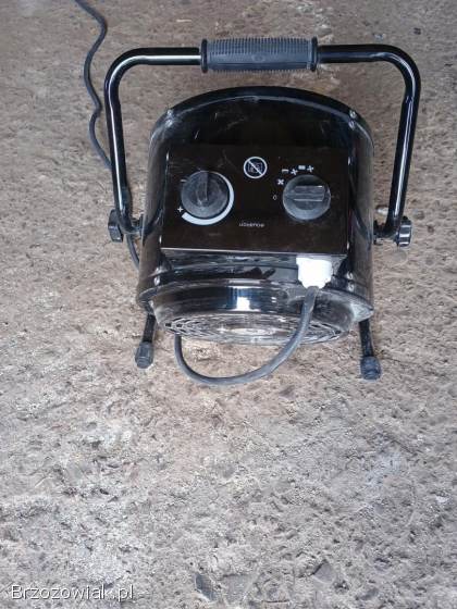 Nagrzewnica elektryczna 3,  3kW Czarna EQUATION