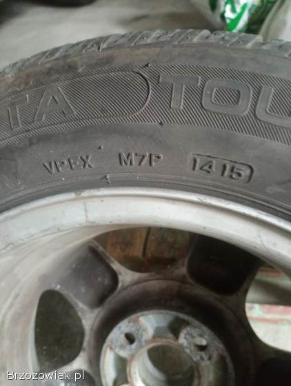 Opony letnie z alufelgami plus kołpaki volkswagen seat