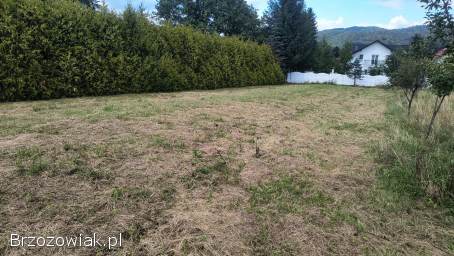 Działka 20 a Zagórz Graniczna warunki zabudowy uzbrojona