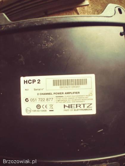 Wzmacniacze samochodowe Hertz hcp 2
