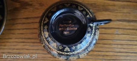 Japońska pozłacana porcelana -  4 filiżanki