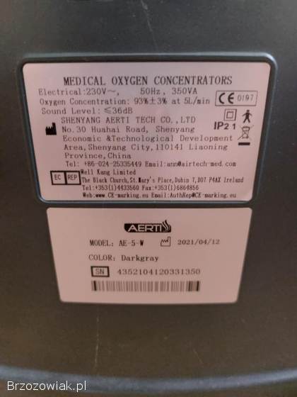 Medyczny koncentrator tlenu