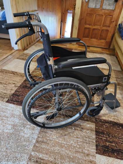 Wózek inwalidzki aluminiowy