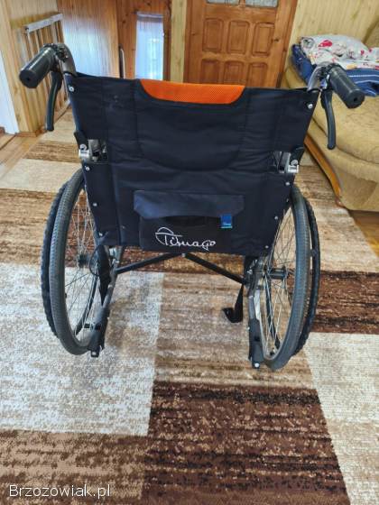Wózek inwalidzki aluminiowy