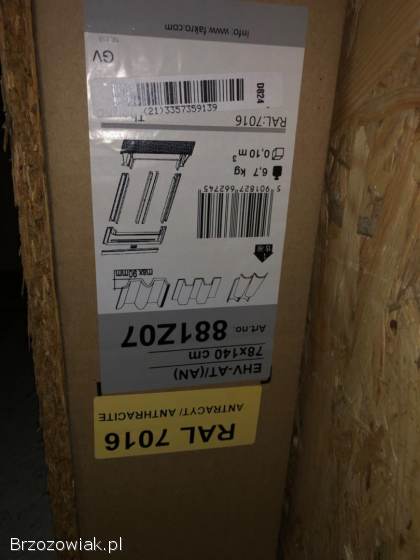 Okno dachowe fakro 78x140