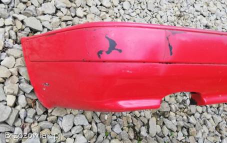 Zderzak tył tylny Audi 80 b4 sedan avant LY3H czerwony