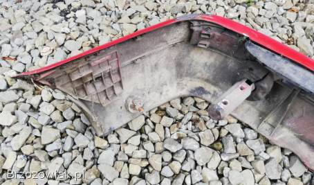 Zderzak tył tylny Audi 80 b4 sedan avant LY3H czerwony