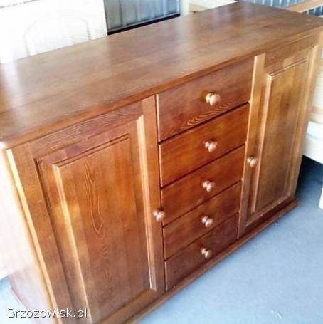 Komoda z drewna sosnowego nowa