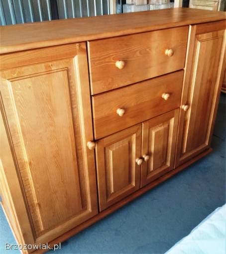 Komoda z drewna sosnowego nowa