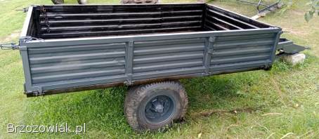 Przyczepa jednoosiowa hamowana