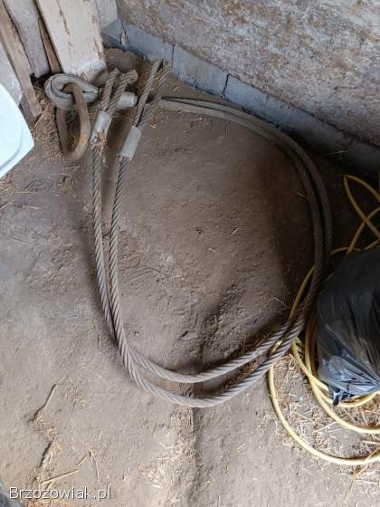 Lina gruba dźwig żuraw