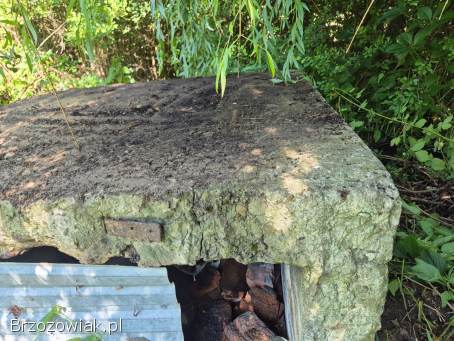 Betonowy solidny zbiornik